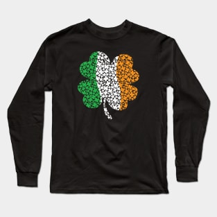 Irish flag shamrock Long Sleeve T-Shirt